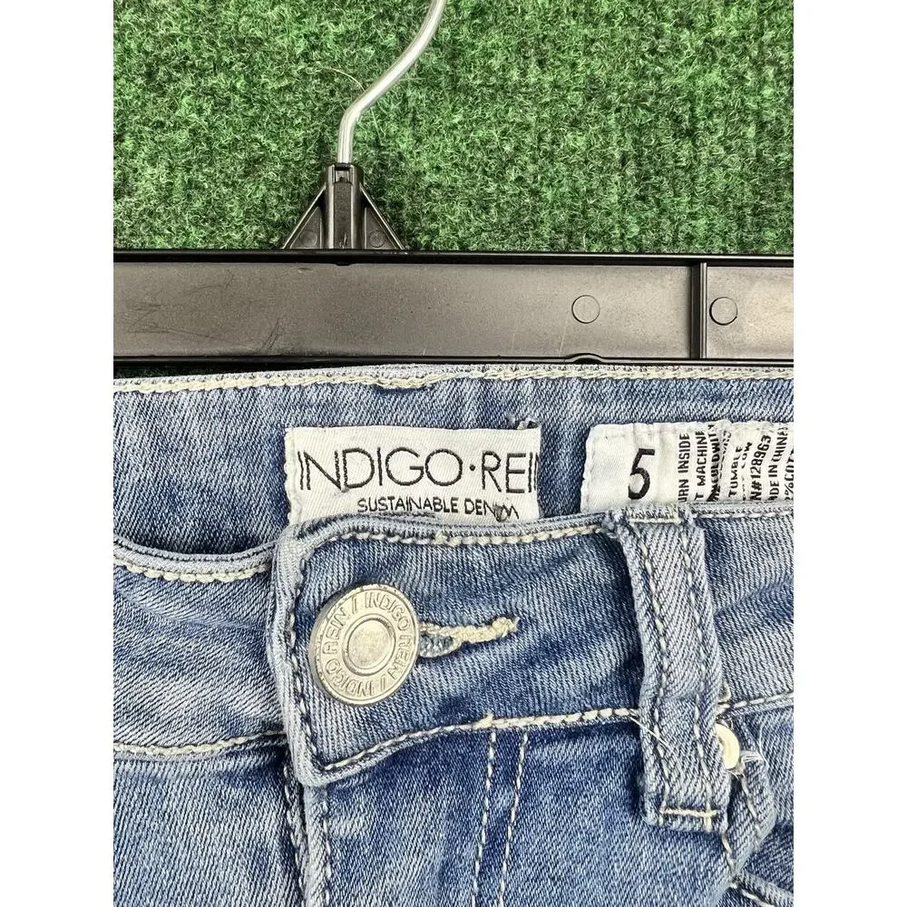 Indigo Rein Size 5 Light Bootcut Denim Jeans w/ Pockets